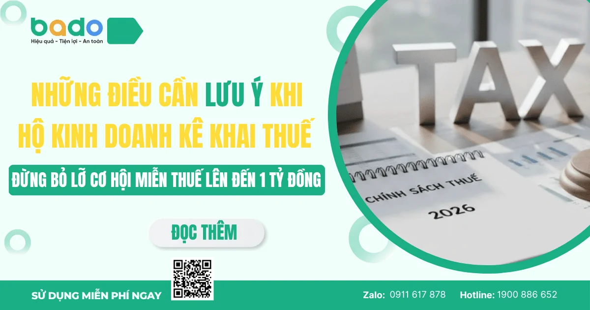 Những Điều Cần Lưu Ý Khi Hộ Kinh Doanh Kê Khai Thuế – Đừng Bỏ Lỡ Cơ Hội Miễn Thuế Lên Đến 1 Tỷ Đồng