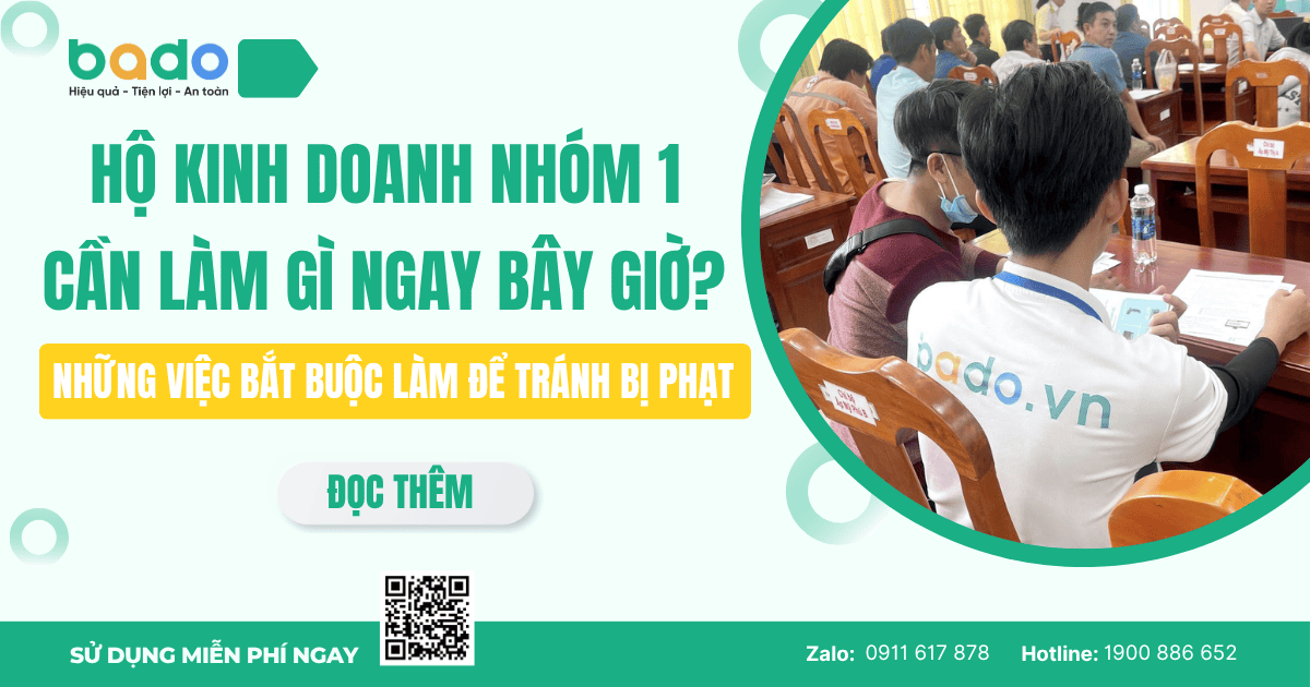 Hộ Kinh Doanh Nhóm 1 Cần Làm Gì Ngay Bây Giờ? Những Việc Bắt Buộc Làm Để Tránh Bị Phạt 
