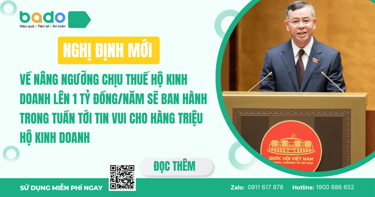 Nghị Định Mới Về Nâng Ngưỡng Chịu Thuế Hộ Kinh Doanh Lên 1 Tỷ Đồng/Năm Sẽ Ban Hành Trong Tuần Tới – Tin Vui Cho Hàng Triệu Hộ Kinh Doanh