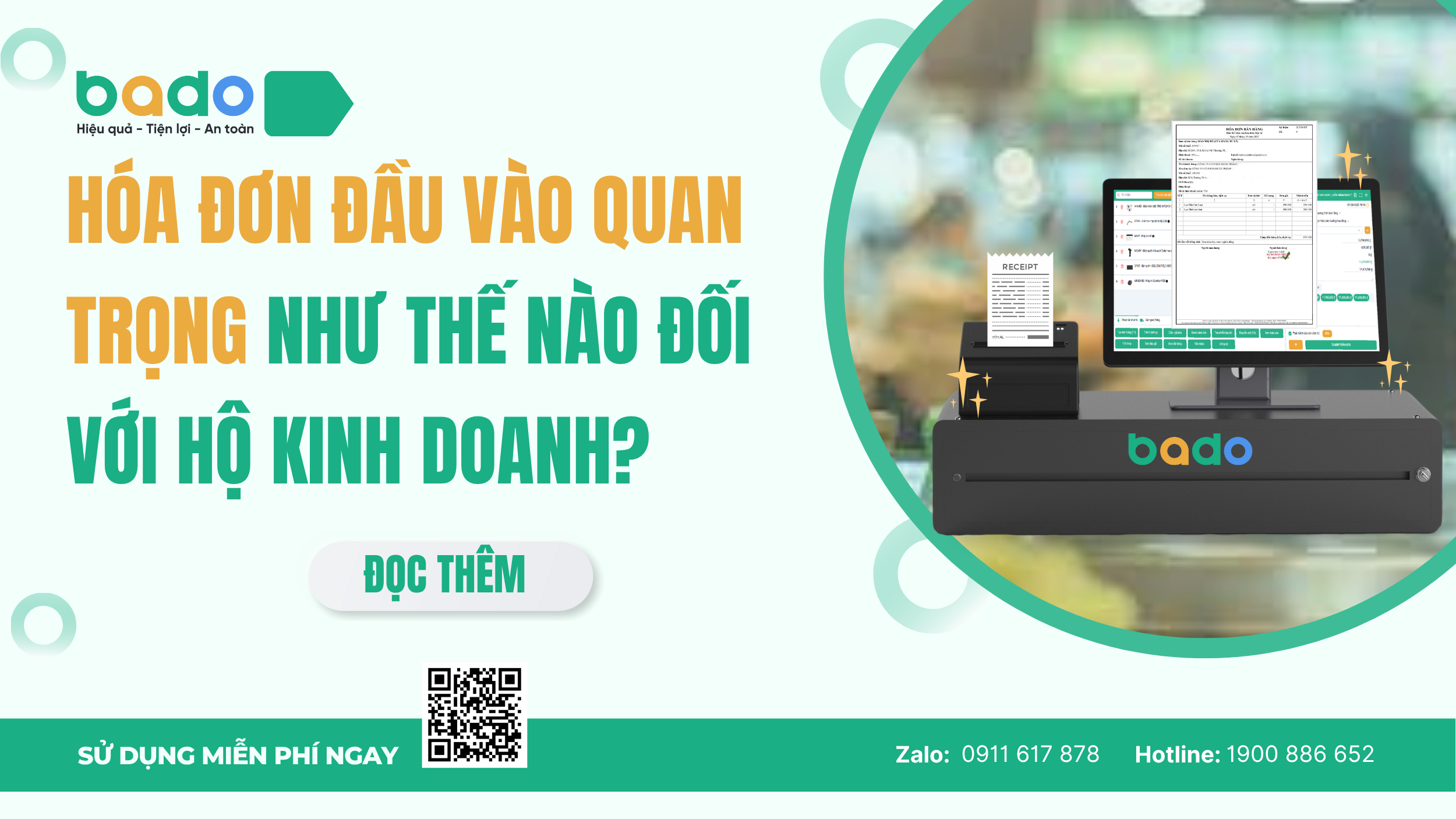 Hóa đơn đầu vào quan trọng như thế nào đối với hộ kinh doanh?