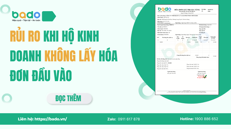 Cảnh báo: Rủi ro khi hộ kinh doanh không lấy hóa đơn đầu vào – Mất trắng hàng hóa và bị truy thu thuế