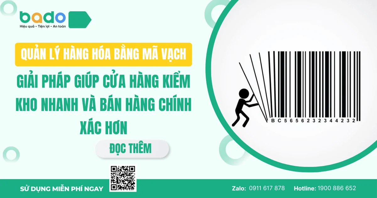 Xu hướng sử dụng mã vạch trong quản lý hàng hóa