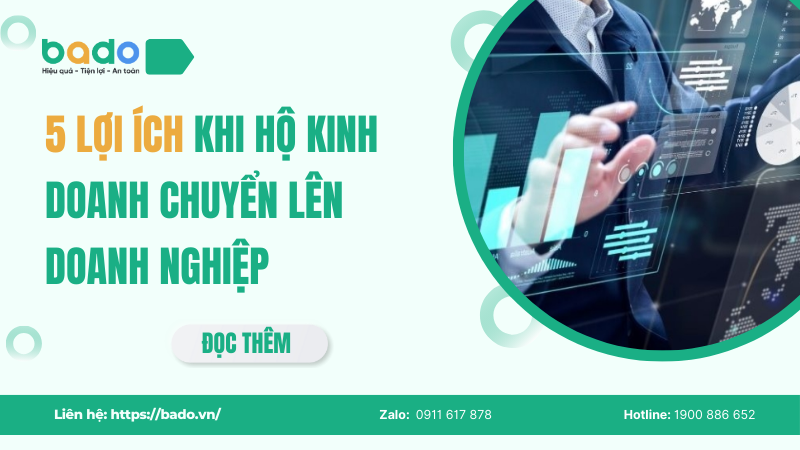 5 lợi ích khi hộ kinh doanh chuyển lên doanh nghiệp 